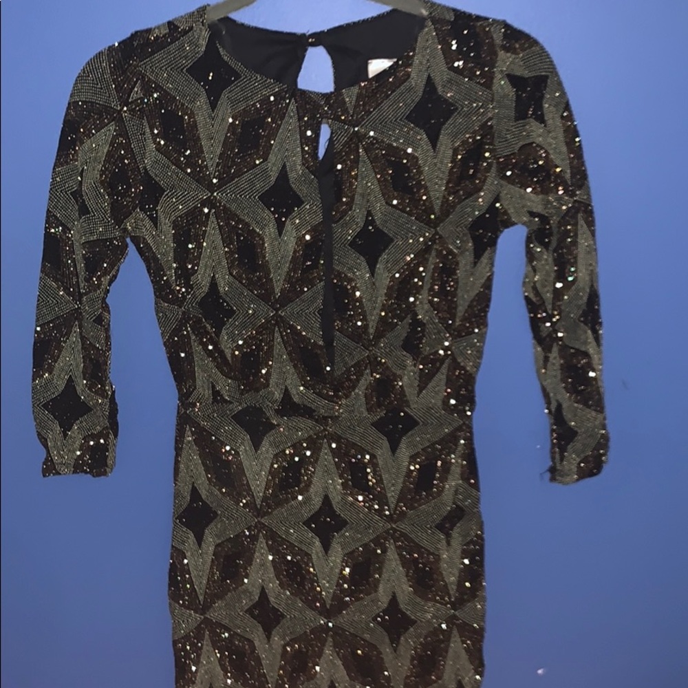 BEAUTIFUL BODY CON LONG SLEEVE DRESS
